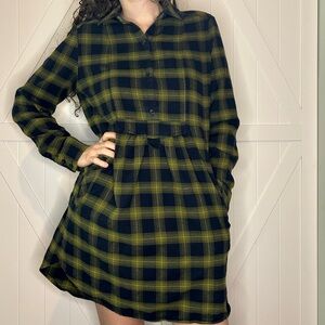 banana republic green sweater dress Banana Republic L Off The Shoulder Sweater Dress Large (12 14) Green NWT #745471